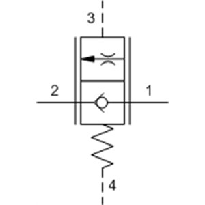 Válvula de control de carga ventilada y equilibrada Sun Hydraulics MWGMXIN - Product Image 1