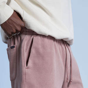 กางเกงขาสั้นกันเหงื่อแห้งเร็วของผู้ชายผ้าฝ้ายระบายอากาศลาย100% สไตล์ลำลองออกกำลังกายมาใหม่ - Product Image 5