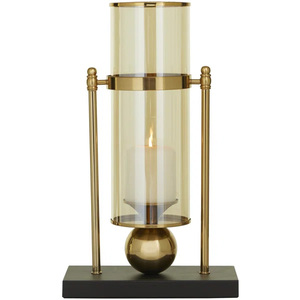 Soporte de vela de metal duradero con acabado dorado con color y tamaño personalizados para la decoración del hogar y el hotel - Product Image 3