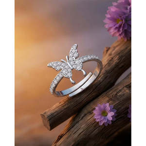Anillos de Plata de Ley 925 de Primera Calidad para Mujer, con Micropavé en Oro Rosa, Elegantes, de Acero Inoxidable, Modernos y a la Moda - Product Image 2