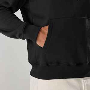 Sweat-shirts à capuche en coton 100% écologiques de luxe avec logo personnalisé, 180 g/m², décontractés pour hommes, unis - Product Image 6