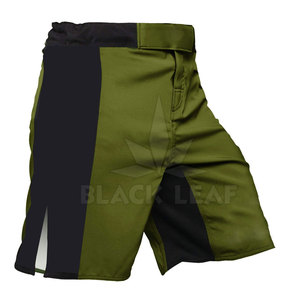 Shorts de boxe MMA sportifs et écologiques avec logo personnalisé, service OEM, couleur unie, vente en ligne, best-seller - Product Image 2
