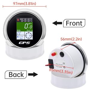 Compteur <span class=keywords><strong>de</strong></span> vitesse GPS <span class=keywords><strong>numérique</strong></span> multifonction à écran TFT étanche <span class=keywords><strong>de</strong></span> haute qualité 85 mm - Product Image 5