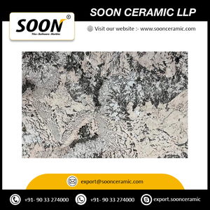 <b>Top</b> Grade Soon Ceramic Alaska White <b>Marble</b> Slab Polished Finish Modern Design for Hospital Office Hotel Applications - Product Image 3