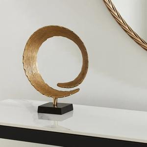 Esculturas artísticas de metal de diseño único y estatuas decorativas para la decoración contemporánea del hogar Adornos elegantes para interiores modernos - Product Image 4