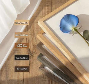 11x14 Wood Wall Hanging <b>Photo</b> <b>Frame</b> with <b>8x10</b> Display Natural Finish with or Without Mat - Product Image 4