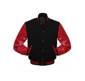 High Quality Custom <b>Men's</b> Wool <b>Baseball</b> Varsity <b>Jacket</b> with Stand Collar Winter Clothing CollegeBaseballjacket <b>for</b> <b>men</b> - Product Image 2