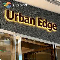 Enseigne lumineuse personnalisée pour magasin, conception de panneau de nom de magasin, lettres LED éclairées, rétroéclairage, enseigne de devanture de magasin pour entreprise en extérieur