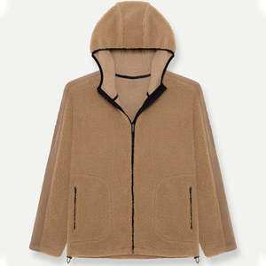 Top Manufacturer <b>Men</b> Blank Fluffy Ninja Hoodie <b>Sherpa</b> Masked Heavy Thick Streetwear Custom Full Face 100% Cotton Eco-Friendly - Product Image 6