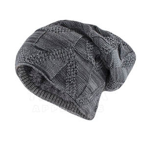 หมวกบีนนี่แจ็คการ์ดสำหรับผู้ใหญ่หมวกบีนนี่ทำจากผ้าแจ็คการ์ดแบบสั่งทำโลโก้ได้ - Product Image 3