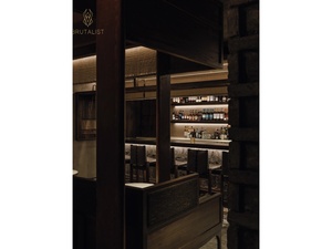 Design d'intérieur de restaurant moderne minimaliste de style rétro chinois Concept d'affichage commercial de bar-salon fantaisie - Product Image 6