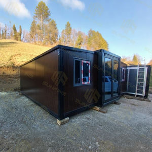 Vorgefertigtes Modulares Mobiles Wohncontainerhaus mit Glaswand aus Florida, Holzhaus, Fertighaus, Villa - Product Image 2