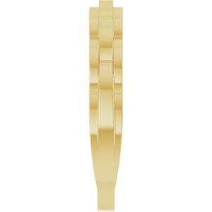 Anillo Stuller de 14K con Cadena 57992:102P, Regalo para Ocasiones Especiales - Product Image 4
