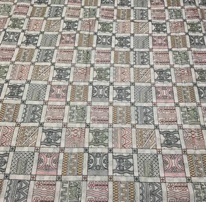 Tissu de broderie en coton Cambric 44 largeur de qualité supérieure pour les déguisements de filles et le matériel Lehenga approvisionnement en gros - Product Image 3