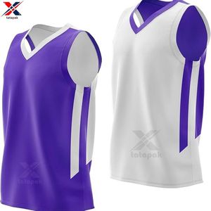 Maillots de basket-ball sans manches respirants, antibactériens, à séchage rapide, confortables, 100% polyester, unisexes, adultes - Product Image 2