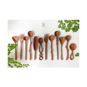 Cute wooden <b>spoon</b> and tableware | For home and restaurant kitchen use - Product Image 6