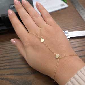 Fine Charm <b>Bracelet</b> 925 <b>Sterling</b> <b>Silver</b> <b>Heart</b> to <b>Heart</b> Shahmaran - Product Image 2