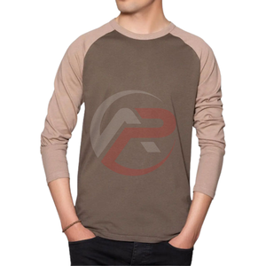 Camiseta de manga larga completa para hombre de bajo precio con impresión personalizada y logotipo personalizado, camiseta de gran tamaño para hombre - Product Image 3