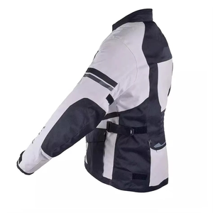 Veste Cordura en cuir grande taille unisexe de haute qualité, nouveauté, vêtements d'extérieur coupe-vent, fermeture à glissière, vêtements de course automobile respirants - Product Image 3
