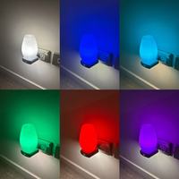Lampe torche détachable LED, lumière nocturne, couleur chaude, rechargeable par prise, matériau ABS, design moderne et mignon, chambre à coucher, salon, interrupteur 5V