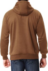 Pulls à capuche d'hiver en gros pour hommes - Tissu en molleton de coton Couleurs et logo personnalisés Services OEM/ODM - Product Image 2
