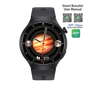 นาฬิกาอัจฉริยะ D11 Watch 4 หน้าจอ AMOLED 1.92 นิ้ว รองรับการชาร์จแบบไร้สาย มาตรฐานกันน้ำ IP67 พร้อมฟังก์ชั่นติดตามอัตราการเต้นของหัวใจ เหมาะสำหรับการออกกำลังกายและวิ่ง - Product Image 1