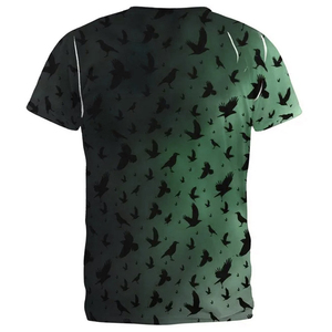 เสื้อยืดซับลิเมชั่นสั่งทำพิเศษ 100% โพลีเอสเตอร์ แห้งเร็ว ระบายอากาศได้ดี พิมพ์ลายทั่วตัว ชุดกีฬา ผู้ผลิต OEM - Product Image 6