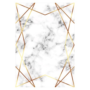 Tapis DEPOT LXDP-0206 – Tapis d'appoint moderne en chenille, imprimé numériquement, motif abstrait, couleur crème ivoire, lavable en machine, antidérapant – Vente en gros - Product Image 1
