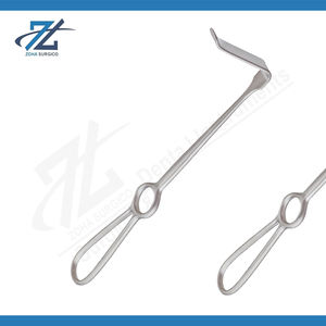 Retractor Moyniham de un solo extremo, manual, de acero inoxidable quirúrgico, juego de instrumentos con hoja de 13x22 mm, 215 mm de longitud, certificado CE, reutilizable - Product Image 2