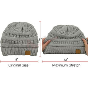 Diseña Tus Propios Gorros de Punto OEM 2025, Gorros de Punto Jacquard Personalizados con Logotipo para Correr en Invierno, Venta en Línea - Product Image 6