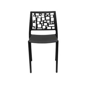 Modern CUBICARA <b>Black</b> Polypropylene Dining <b>Chair</b> Ws Design Model 857 for <b>Kitchen</b> and Restaurant Use - Product Image 3