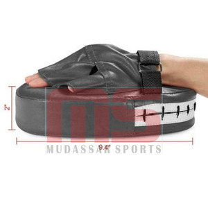 Conjuntos de boxeo de cuero genuino de la mejor calidad, almohadilla de enfoque con logotipo personalizado, manoplas perforadoras para artes marciales y entrenamiento de gimnasia, venta al por mayor - Product Image 3
