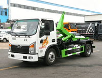 Camion à ordures détachable Dongfeng 4X2 de bonne qualité avec benne pour déchets de construction
