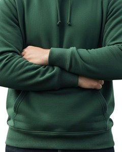 Sudadera con capucha de lana informal para hombre con bolsillo de canguro, sudadera de invierno de algodón suave para uso diario y actividades al aire libre - Product Image 6