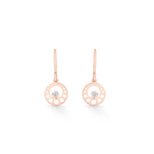 Pendientes de Oro Astra Orb para Mujer - Joyería de Moda con Colgante de Flor - Product Image 3