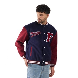 High Quality Formal Varsity Oversized Fit Vintage Baseball Men's <b>Jacket</b> Custom Front Logo Winter <b>Jacket</b> Clothing FTI-VJ-011 - Product Image 3