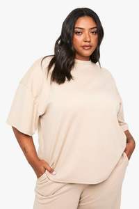 Camisetas sólidas con estampado personalizado para mujer, transpirables, de secado rápido, de algodón y poliéster, de talla grande, de longitud corta, informales, de verano, con logotipo OEM - Product Image 3