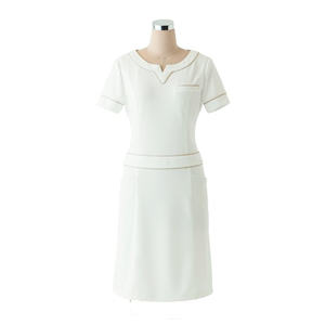 เดรสปารีส ไซส์ 13 (L) สีดำ X สีเงินเบจ ทรงเข้ารูป ผลิตจากผ้าเจอร์ซีย์ - Product Image 3