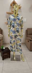 Venta al por mayor Rayón Impreso Casual Wear Co-Ord Set para el verano Colección perfecta para salidas diarias - Product Image 2