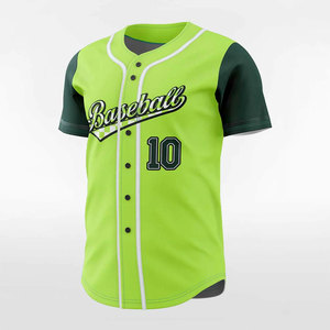 Fast Delivery Custom Printing Baseball Jerseys Blue Sublimation 100% <b>Polyester</b> Breathable Quick Dry High Quality Men Adults - Product Image 2