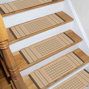 Alfombra Beige, Alfombra Estampada con Diseño Étnico Bohemio Moderno - Product Image 5