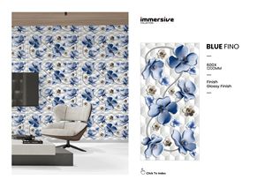 Carreaux de sol en porcelaine de luxe 600x1200 mm avec surface lisse aspect marbre, idéal pour les maisons modernes et les bureaux haut de gamme. - Product Image 5