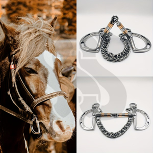 Mors d'équitation de compétition de haute qualité, en acier inoxydable durable, embout lisse, prix de gros premium - Product Image 5