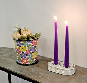 Hot Selling Metal T-Light <b>Candle</b> <b>Holder</b> | <b>Star</b> Cut Design Indoor Home Decor for Wedding, Events, Parties & Program Decoration - Product Image 3