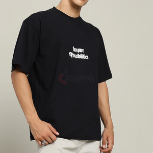 T-shirt surdimensionné pour hommes en gros imprimé numérique motif DTG personnalisé t-shirt graphique en coton Streetwear - Product Image 4