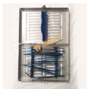 Ensemble de 6 instruments chirurgicaux de micro-chirurgie dentaire en acier inoxydable de qualité A + réutilisable fabriqué par Wenquar INT'L - Product Image 2