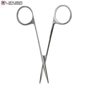 Tijeras de estrabismo de alta calidad, tijeras quirúrgicas rectas de acero inoxidable, cirugía de estrabismo oftálmico, instrumentos médicos oculares - Product Image 4