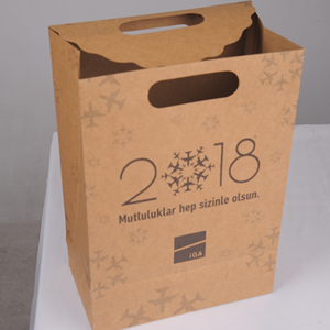 Sacs de shopping en kraft personnalisés, écologiques, recyclables, multi-usages, avec logo personnalisé et impression offset, vente en gros - Product Image 5