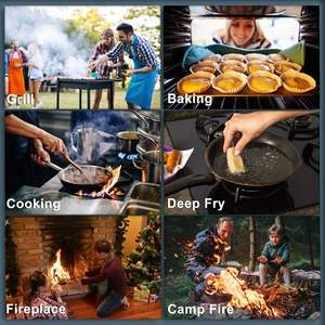 ถุงมือซิลิโคนบาร์บีคิวป้องกันการตัดความร้อนป้องกันการลื่นพร้อมโพลีเอสเตอร์เพื่อความปลอดภัยในอาหาร - Product Image 5