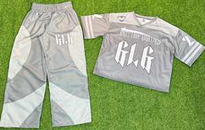 Conjunto de 2 piezas de verano personalizado para hombre, conjunto de Camiseta y pantalón de malla de tela de poliéster, camiseta cuadrada, Conjunto de camiseta de fútbol, chándal - Product Image 4